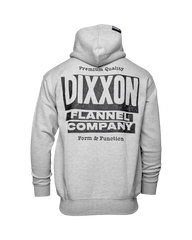 Black Premium Quality Zip Up Hoodie - Heather Gray