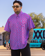 Enigma Party Shirt - Pink & Blue