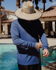 Gold Tide UV Long Sleeve - Navy
