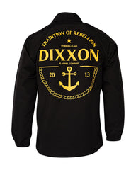 Gold Tradition of Rebellion Coaches Jacket - Black