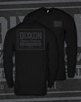 Gray Billboard Long Sleeve T-Shirt - Black