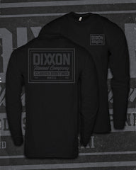 Gray Billboard Long Sleeve T-Shirt - Black