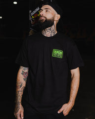 Lime Green Classic T-Shirt - Black
