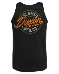 Orange/Gold Dixxon MFG Tank - Black