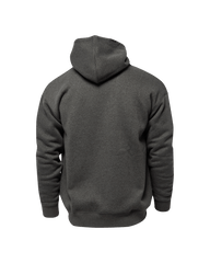 Sherpa Lined Zip Up Hoodie - Heather Charcoal