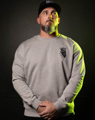 The King Crewneck Sweatshirt - Heather Gray