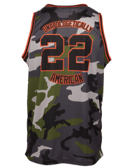 Unapologetically American Jersey - Camo & Orange
