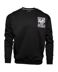 White Absolute Defiance Crewneck Sweatshirt - Black