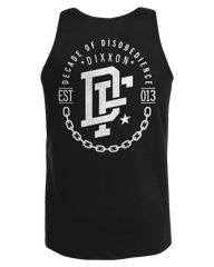 White Disobedience Tank - Black