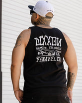 White Stink Bug Tank - Black