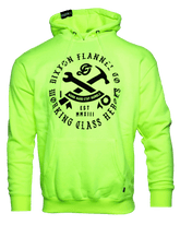 Working Class Heroes Hi-Vis Pullover Hoodie - Yellow