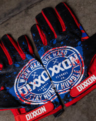 Working Class Heroes Moto Gloves - Red, White, & Blue