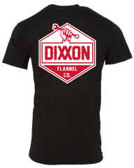 Red & White Working Class T-Shirt - Black