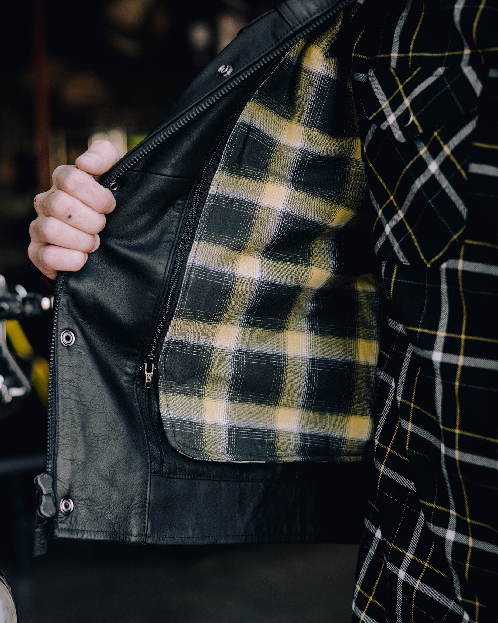 Hudson Leather Jacket - Black