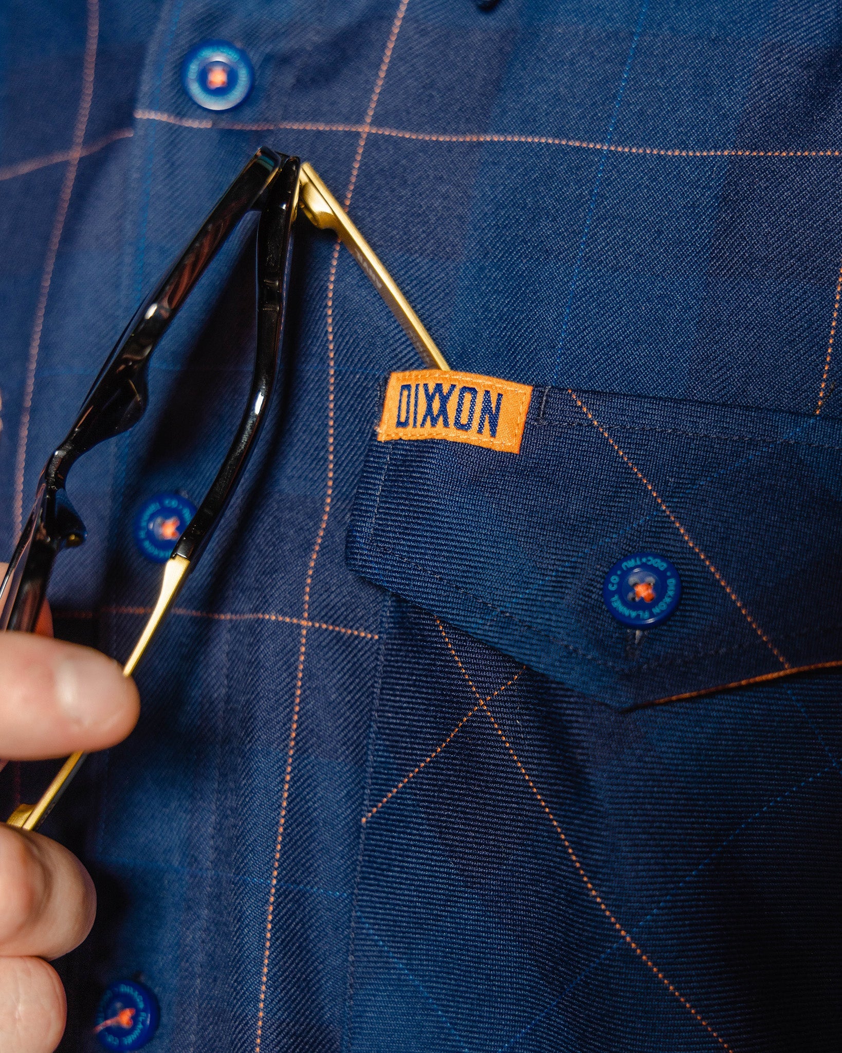 DDC + TRU (Draplin) Flannel - Never-Ending Navy