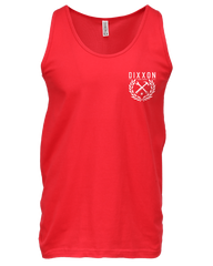 White Tradition Badge Tank - Red