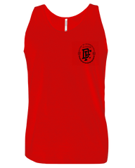 Black Disobedience Tank - Red