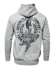 Calypso Zip Up Hoodie - Heather Gray