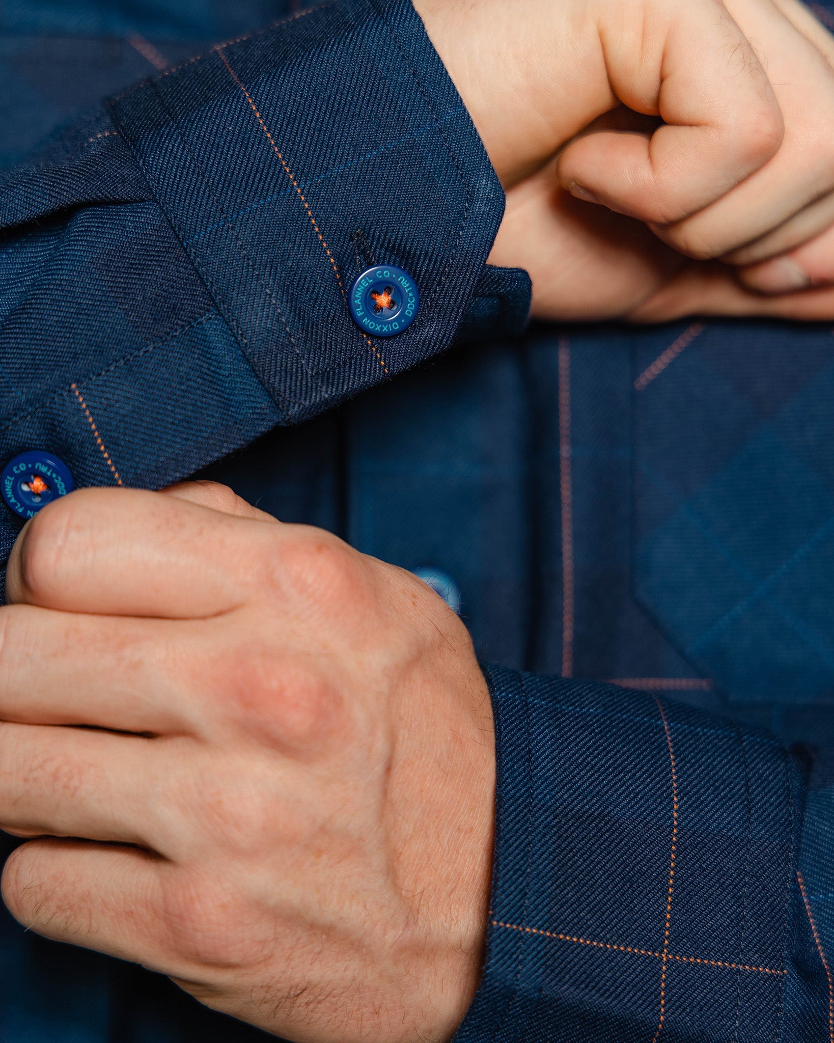 DDC + TRU (Draplin) Flannel - Never-Ending Navy