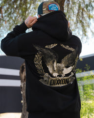 Freedom Zip Up Hoodie - Black