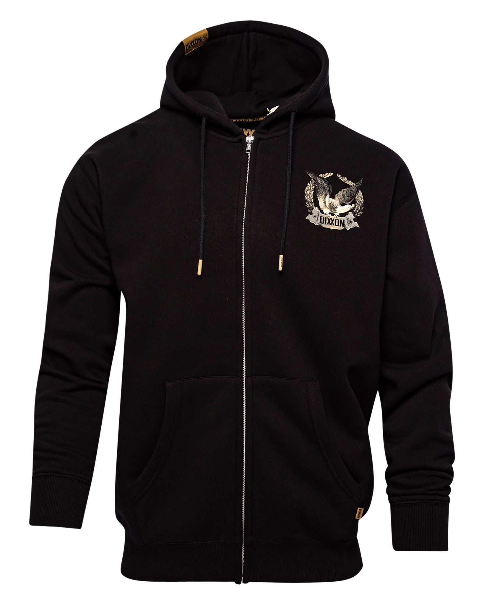 Freedom Zip Up Hoodie - Black