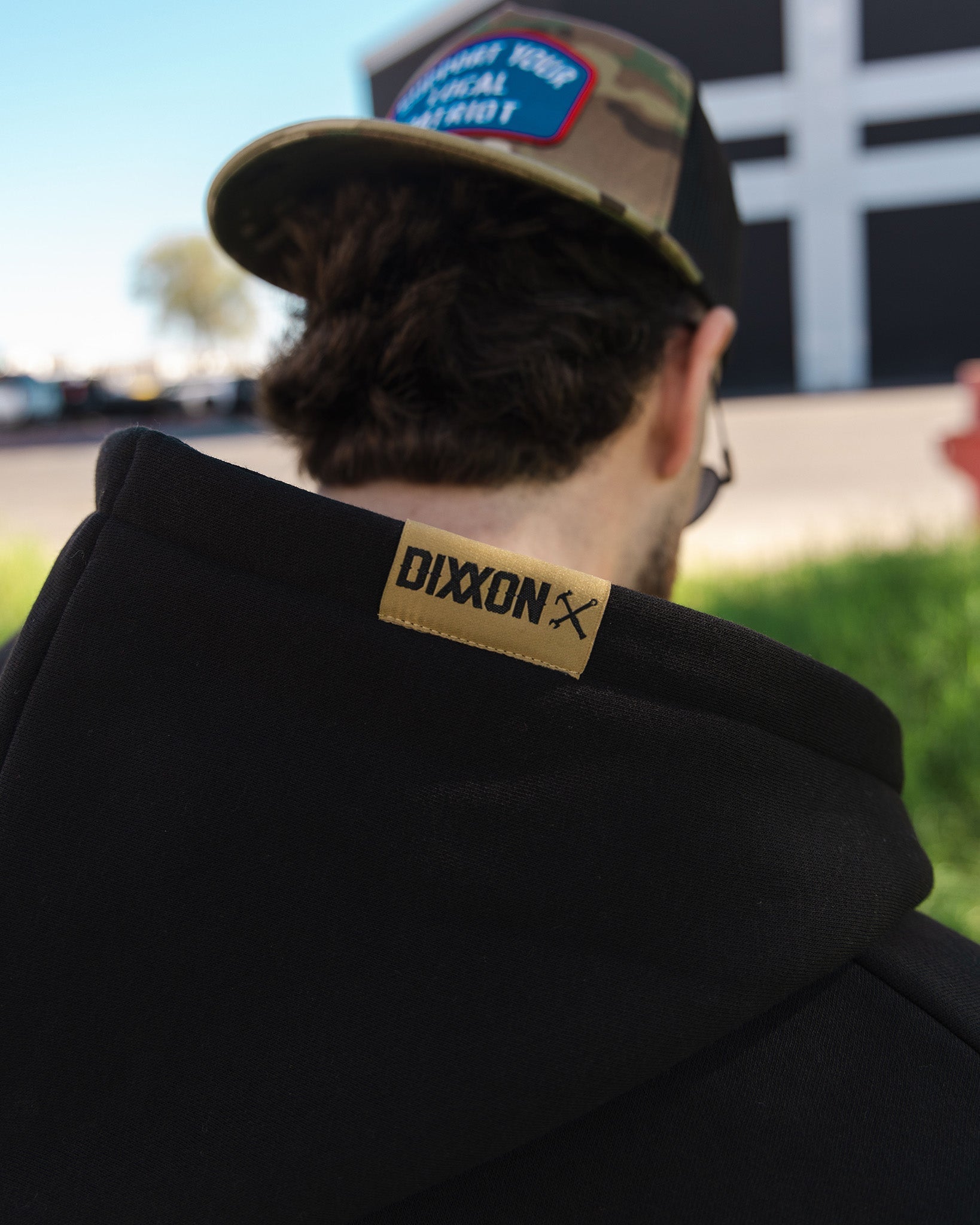 Freedom Zip Up Hoodie - Black