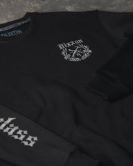 Gray Award Crest Crewneck Sweatshirt - Black