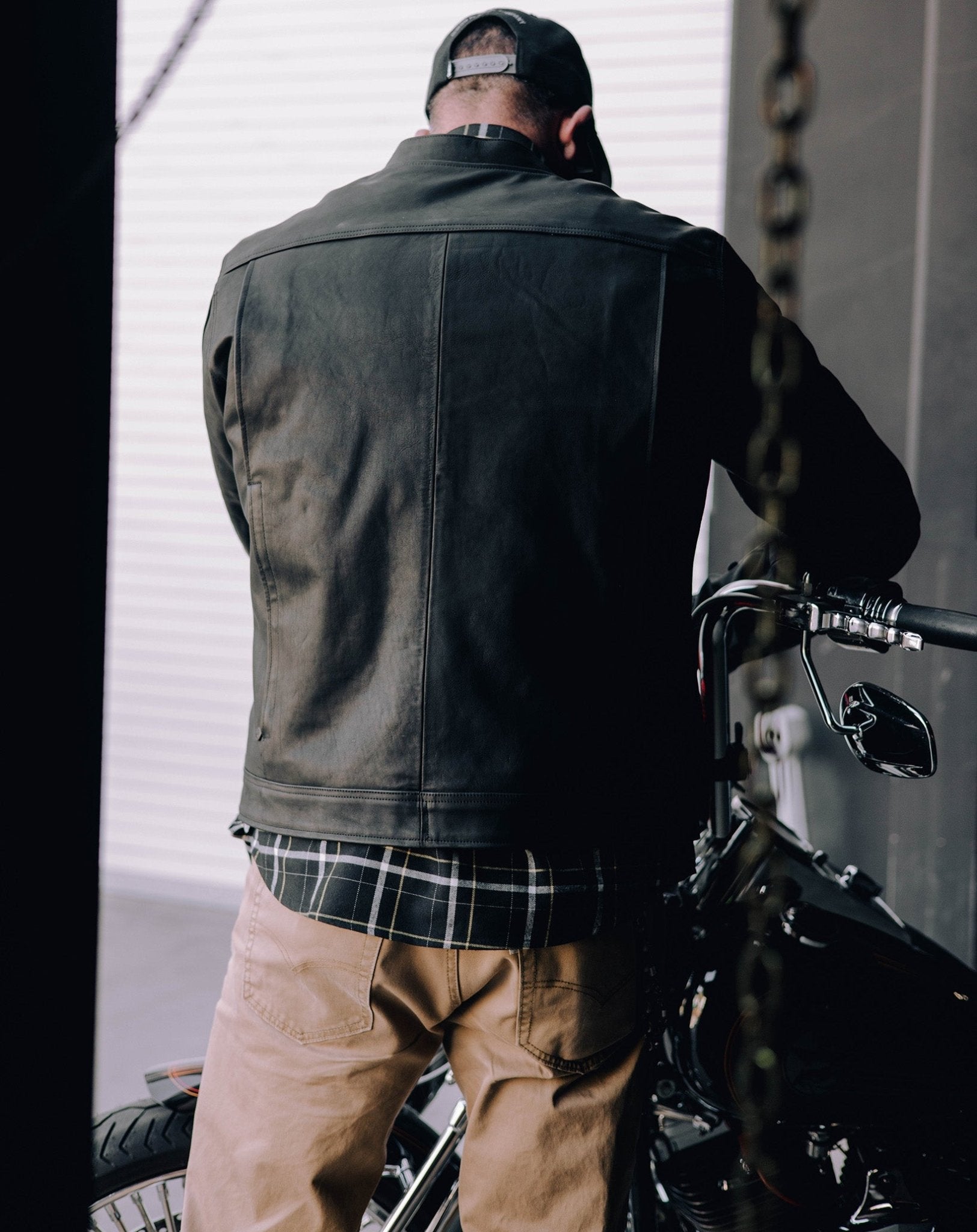 Hudson Leather Jacket - Black