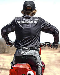Icon Offroad / MX Jersey - Black & Gray