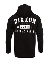 In the Streets Zip Up Hoodie - Black & White