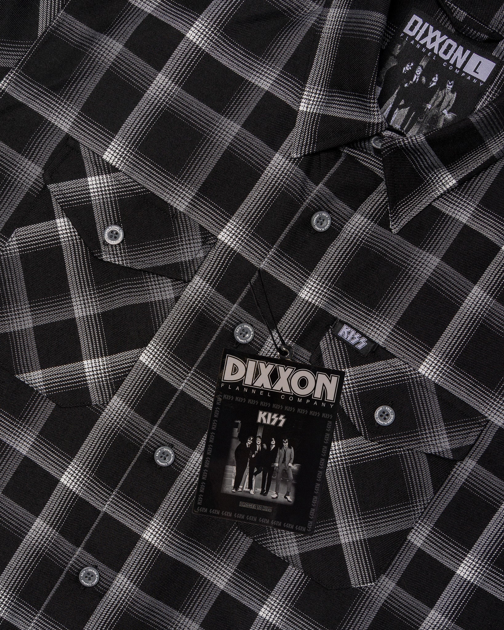 KISS Dressed To Kill Flannel