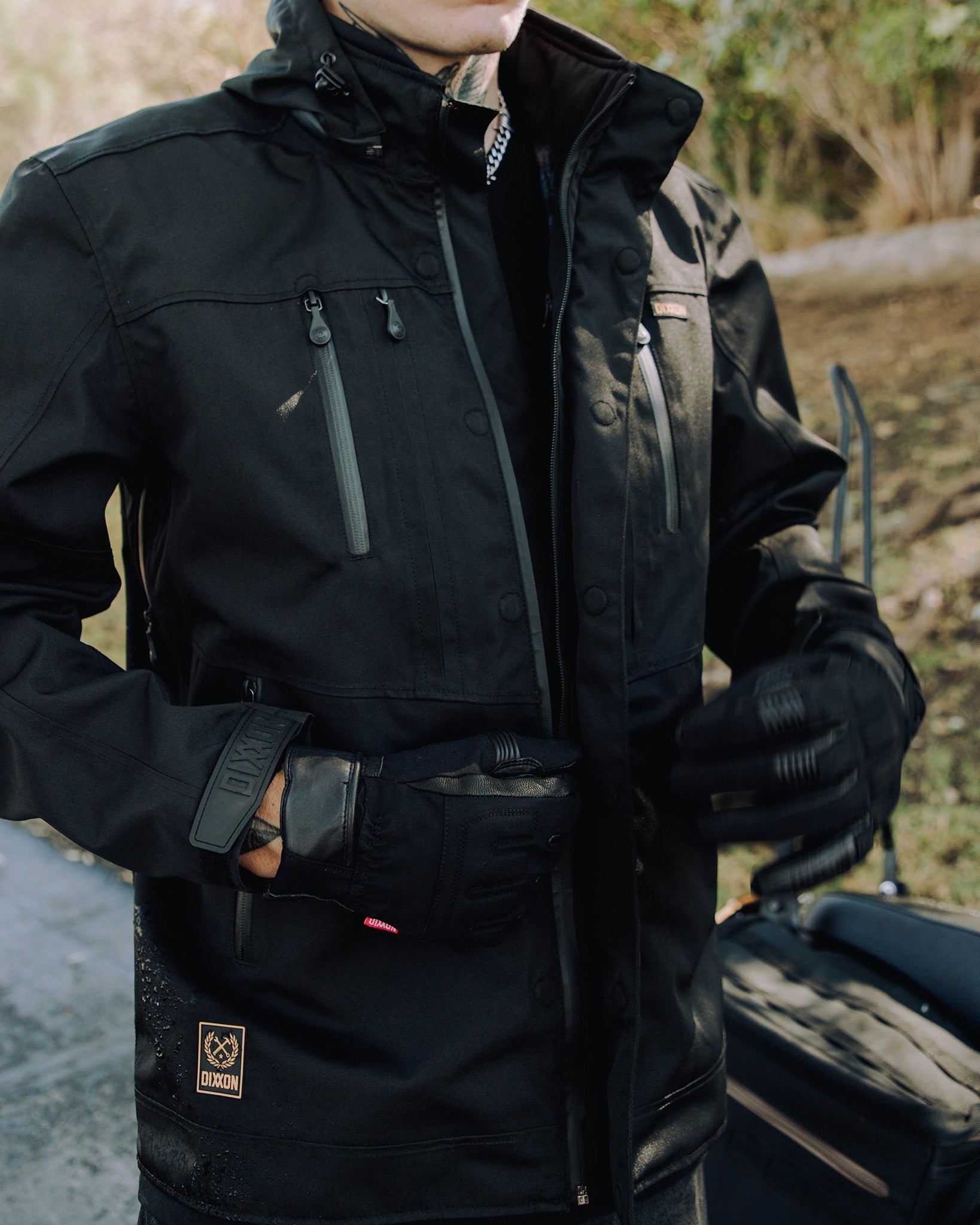 Laramie Leather Moto Gloves