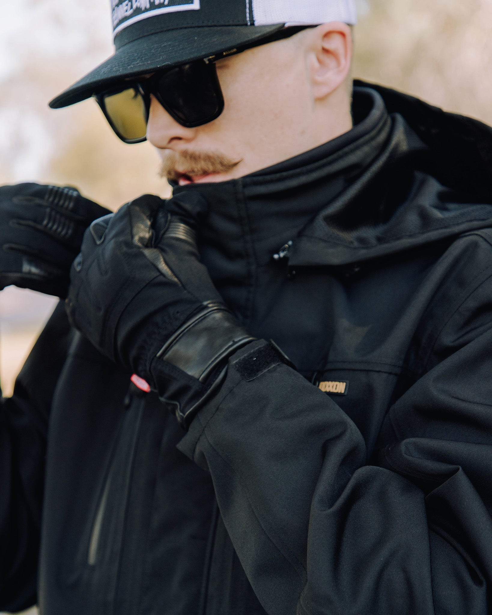 Laramie Leather Moto Gloves