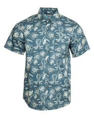 Mount Wannahockaloogie Party Shirt - Green & Yellow