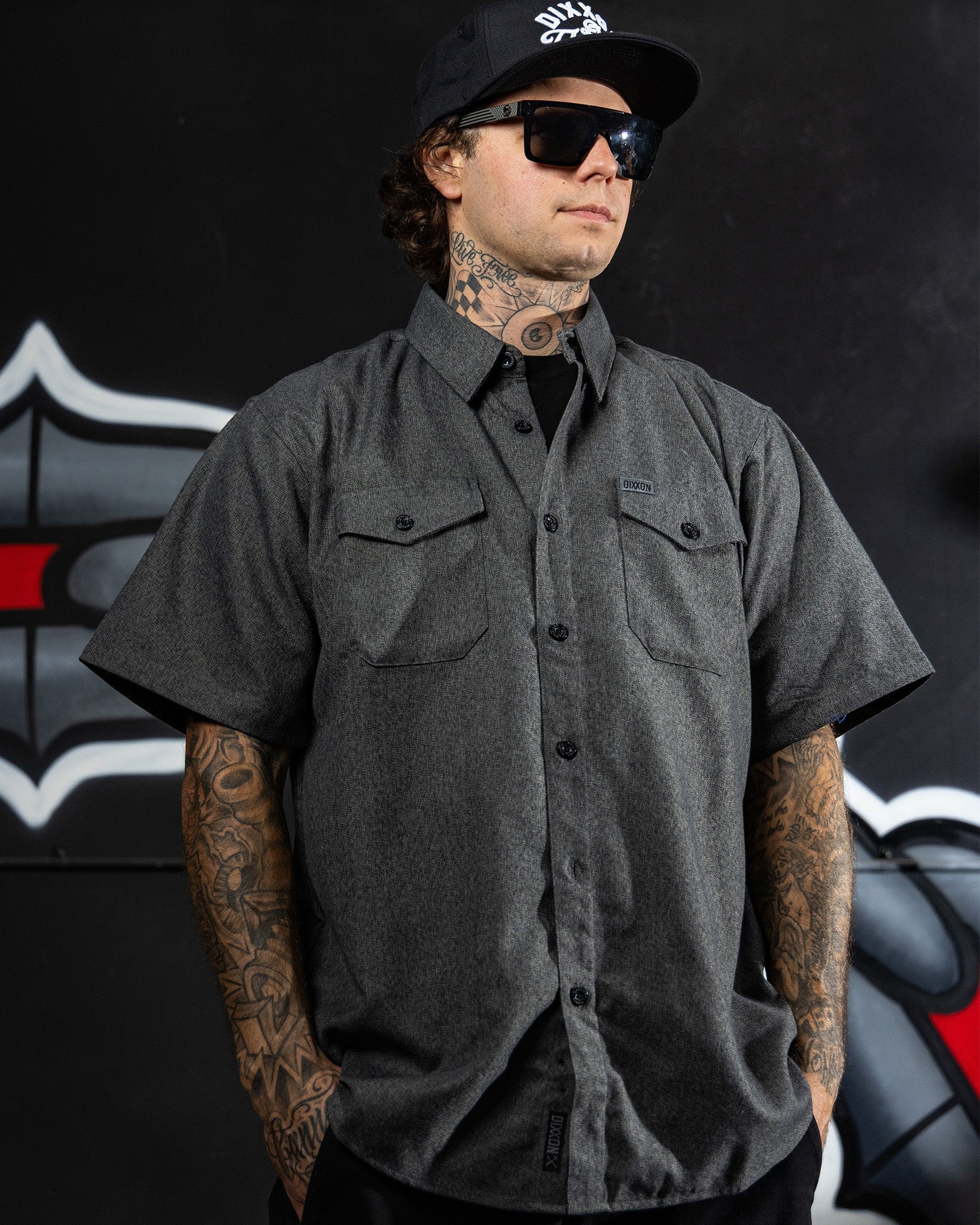 Obsidian Short Sleeve Flannel