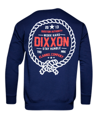 Red & White Trademark Crewneck Sweatshirt - Navy