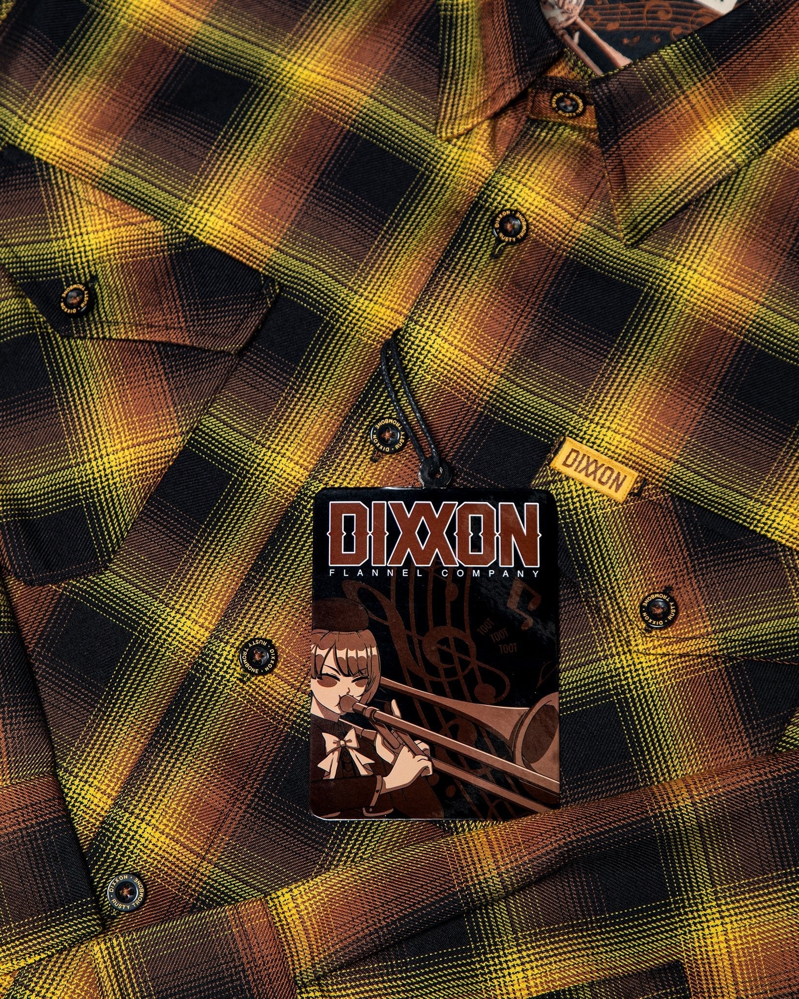 Rusty Trombone Flannel