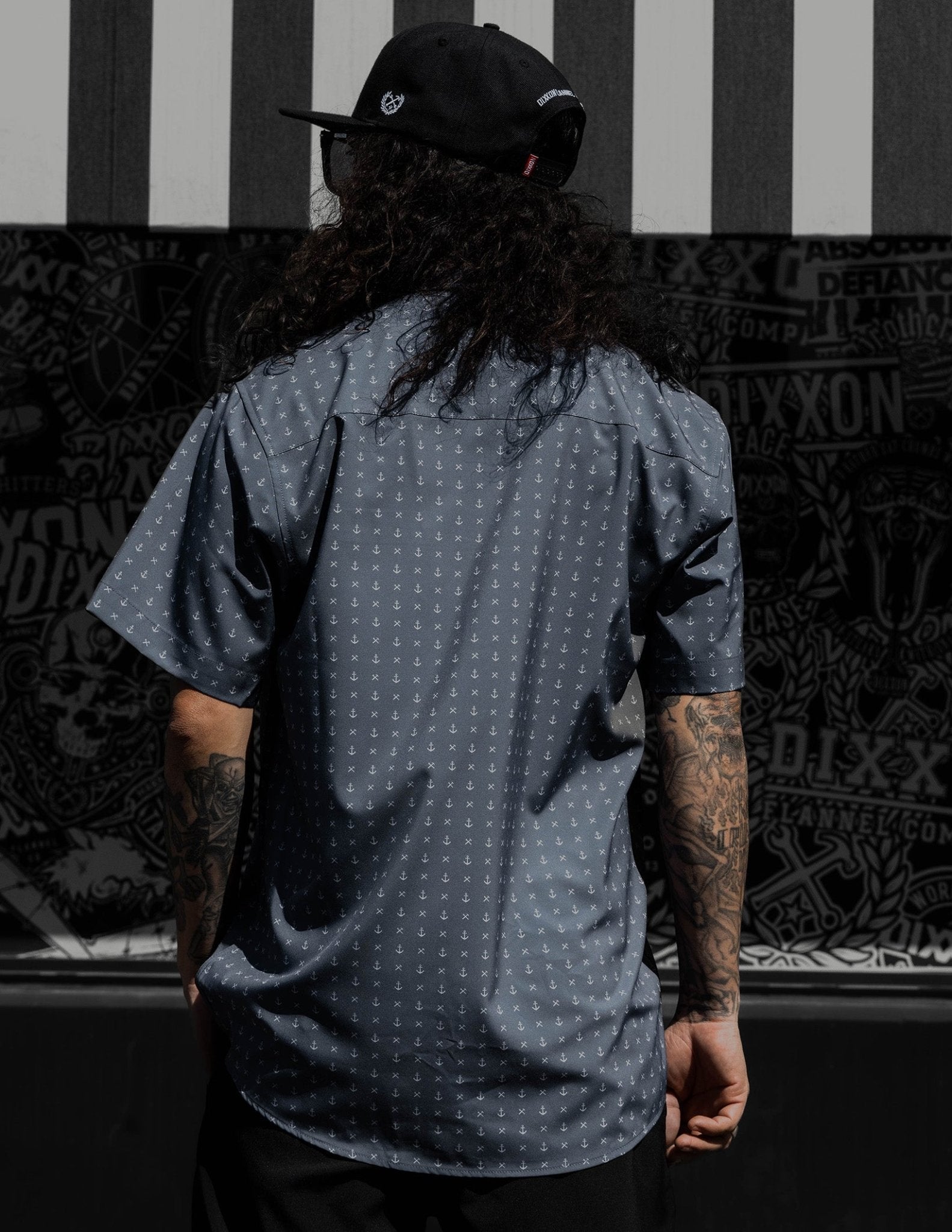 Salty Dog Party Shirt - Gray & White