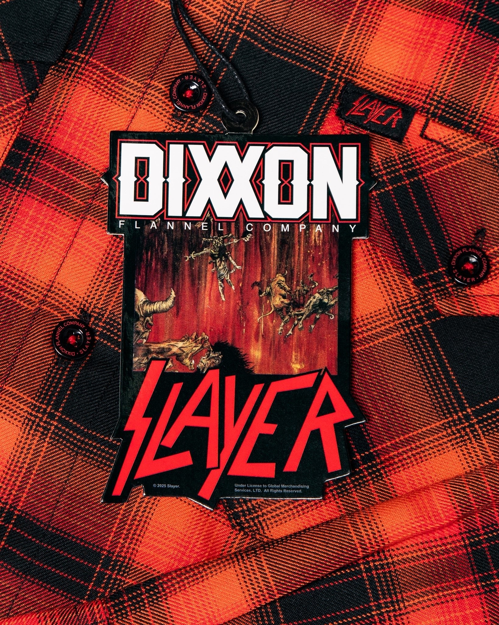 Slayer Hell Awaits Flannel