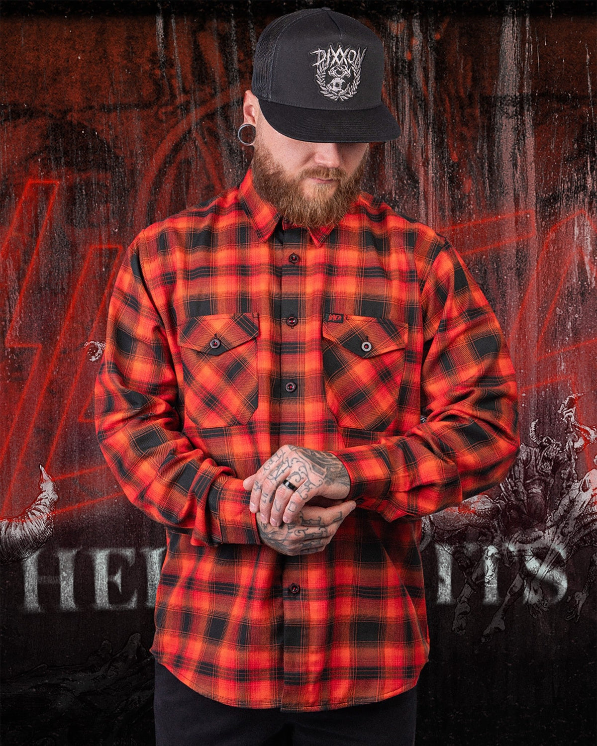 Slayer Hell Awaits Flannel