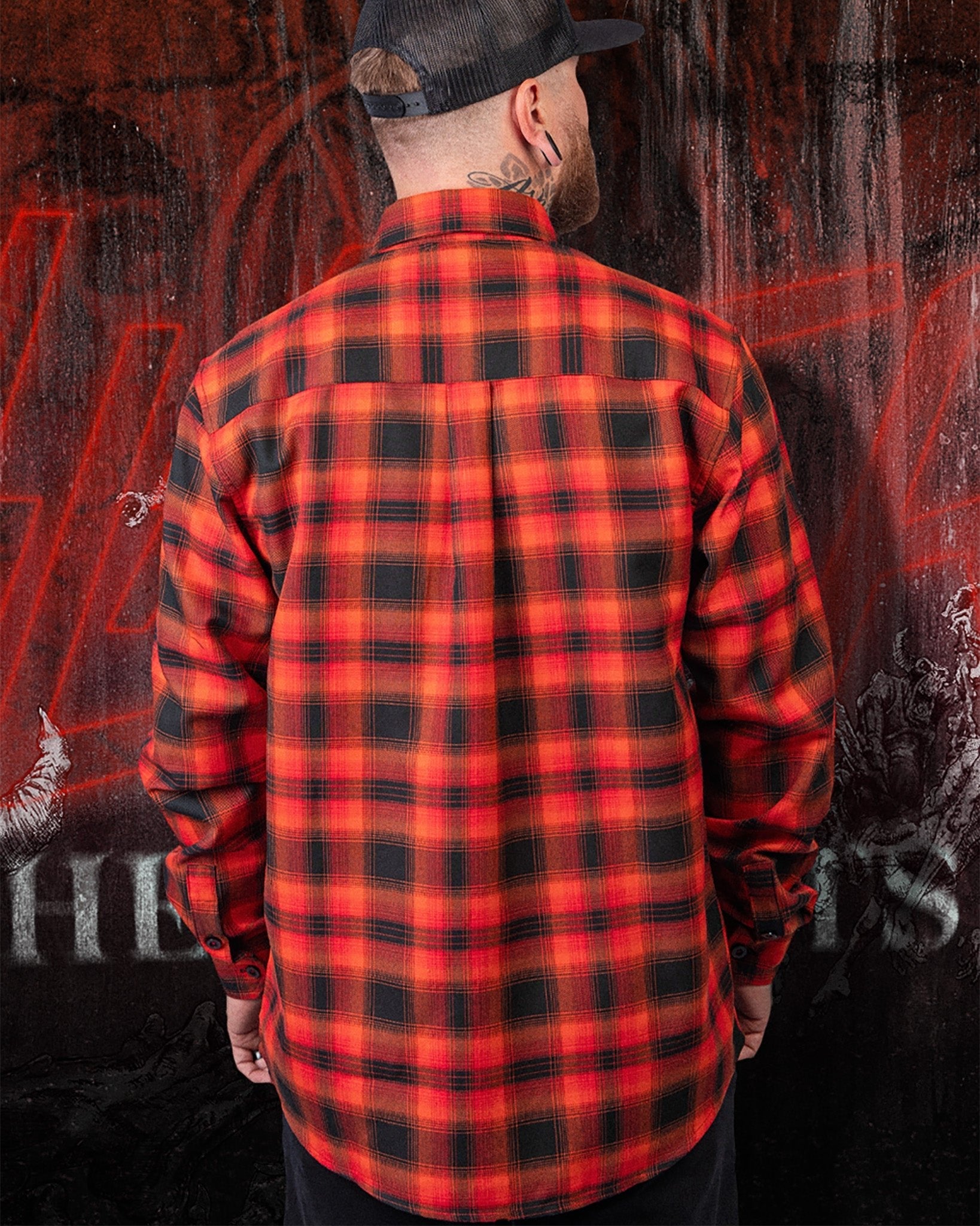 Slayer Hell Awaits Flannel