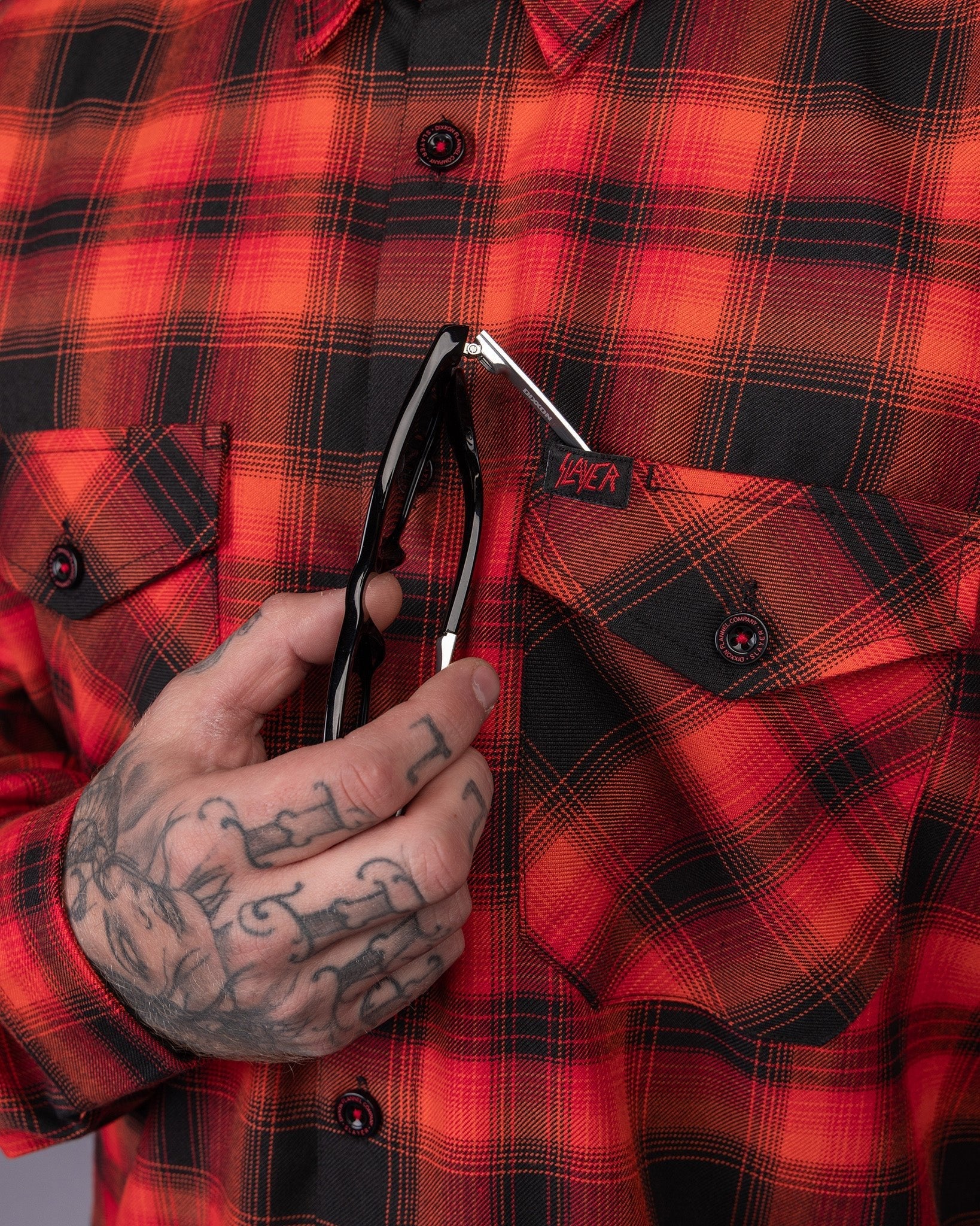 Slayer Hell Awaits Flannel