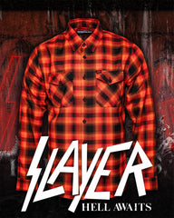 Slayer Hell Awaits Flannel