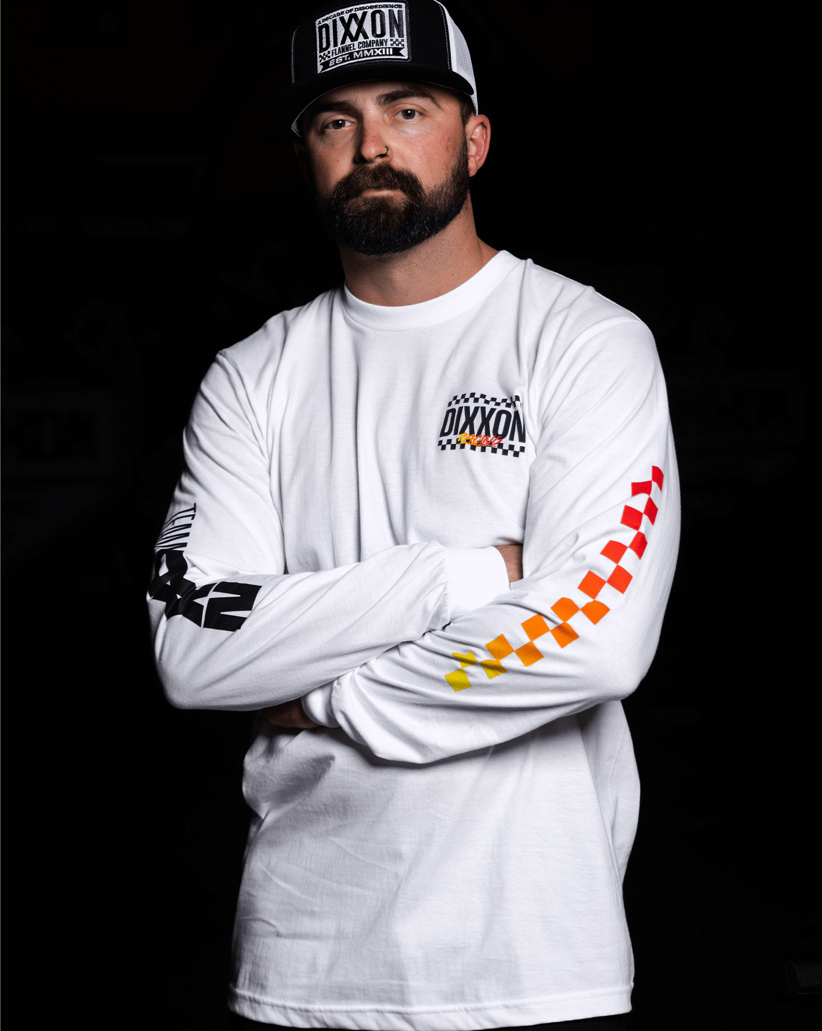 Team Racing Long Sleeve T-Shirt - White
