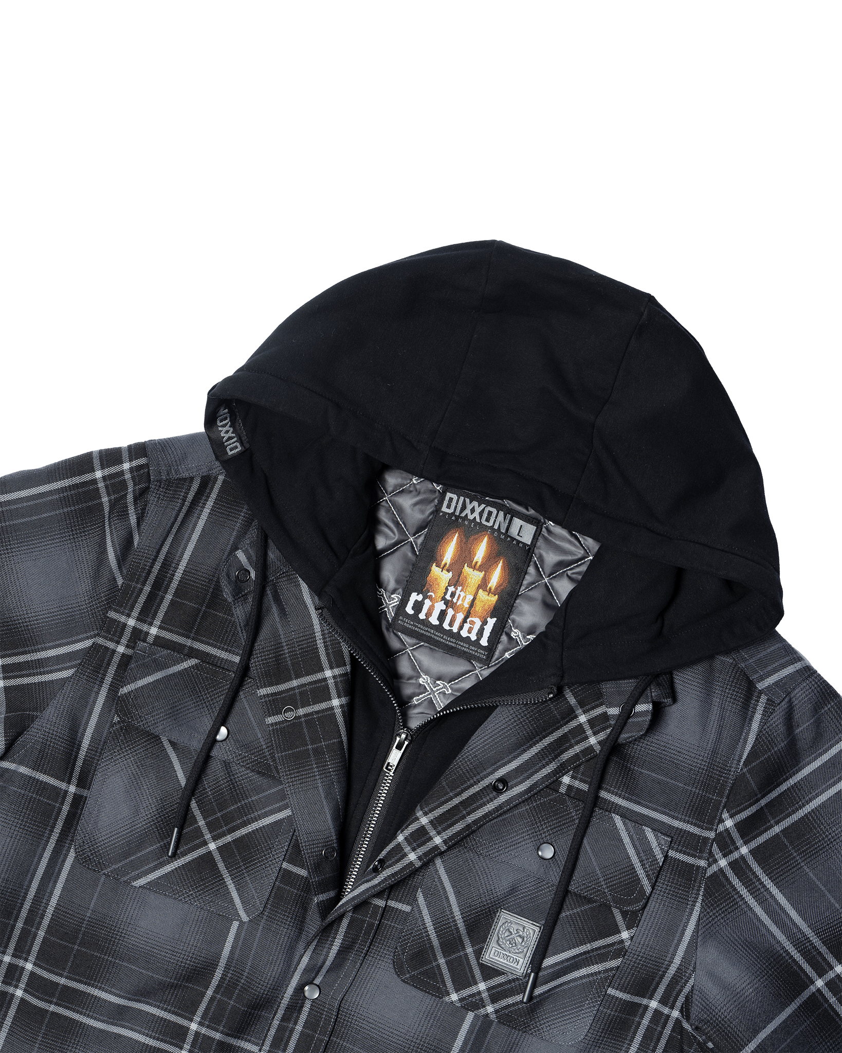 The Ritual Hooded Flannel Jacket