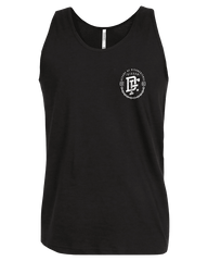 White Disobedience Tank - Black