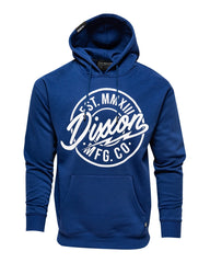 White MFG Pullover Hoodie - Blue