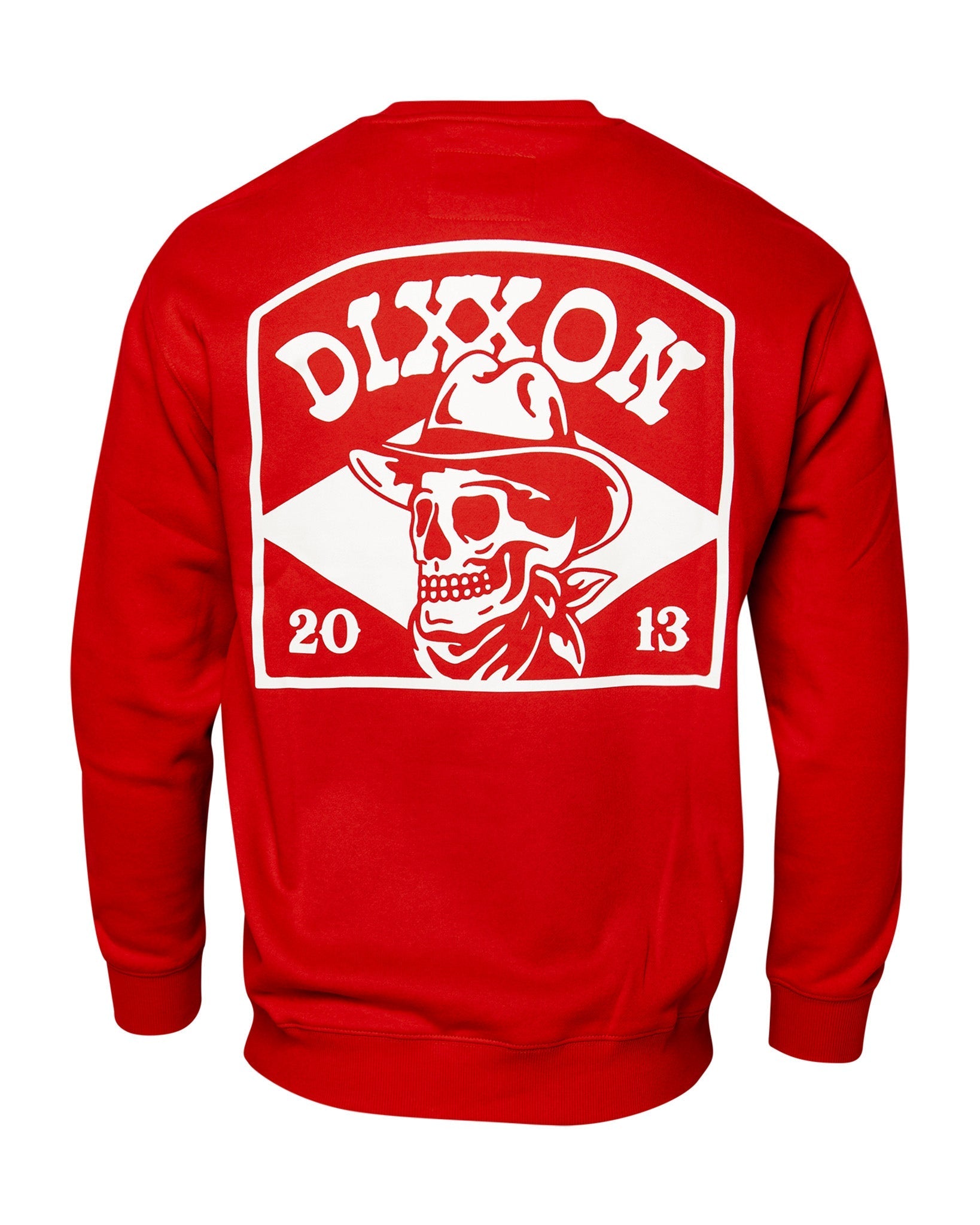White Vaquero Crewneck Sweatshirt - Red
