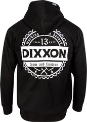 White Working Class Gear Zip Up Hoodie - Black